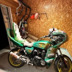 xjr400 ファイヤーパターン　ラメラメ　外装セット‼️の画像
