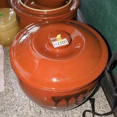★ かめ 丸壺 保存容器 陶器 漬物 梅干し ぬか漬け 味噌の画像