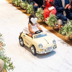 ポルシェタイプ 電動乗用ラジコンカー 結婚式リングボーイ•リングガール