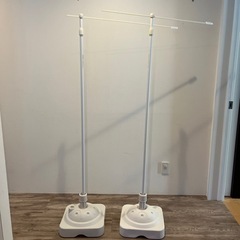 購入者様決定済み　のぼり用ポールとスタンド 2個セット