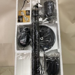 フロアーライト　電気スタンド　スタンドライト　間接照明　ブラック　KG-0107の画像