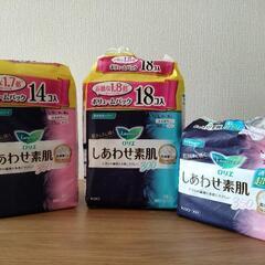 生理用品まとめ売り　ロリエ　しあわせ素肌