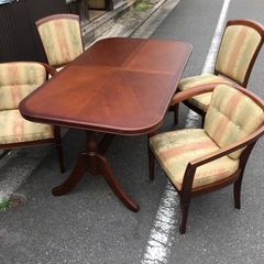 掲載11/21木まで?マルニ木工 地中海シリーズ ダイニングセット【F00852】