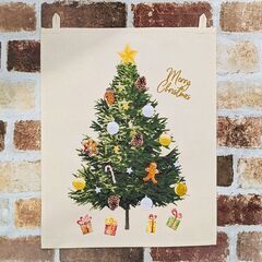 省スペ＆北欧風でオシャレ✨世界でひとつの「Xmasタペストリー」...