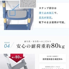 補助便座　新品未使用　グレーの画像