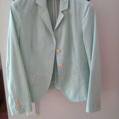 サッカー生地のジャケット