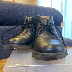 【値下げ】ブーツ　メンズ　ブラック　25cm REGAL sta...