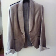 光沢あるジャケット