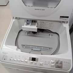 ★ジモティ割あり★ SHARP 乾燥機能付き洗濯機 ES-TX5C 5.5kg 18年製 動作確認／クリーニング済み TC5970