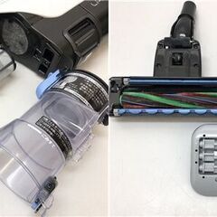 ss6941　日立 コードレススティッククリーナー PV-BT5000(W) ホワイト HITACHI スティック掃除機 白 パワーブーストサイクロン ハンディクリーナー サイクロン式 紙パック不要 スティッククリーナー 中古の画像