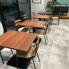 ダイニングテーブル　カフェテーブル　2人掛け　テーブルセット