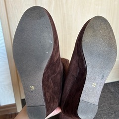 ロングブーツ　茶色　Mサイズの画像