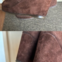 ロングブーツ　茶色　Mサイズの画像