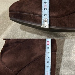ロングブーツ　茶色　Mサイズの画像