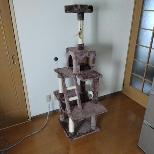 キャットタワー、160×70×45