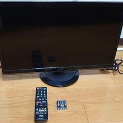 新品電池付き　テレビ　24型　2018年　シャープ　AQUOS ...
