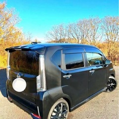 北海道札幌市発！ムーブカスタム　LA160S 後期型　4WD ブラックパール全塗装済みの画像