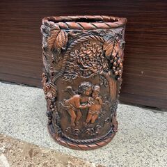 傘立て アンティーク 玄関 収納 エンジェル 天使 フルーツ 札...
