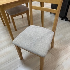 ダイニングテーブルセット　3点　2人用　　の画像