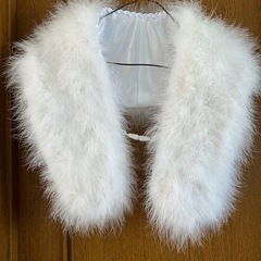 成人式用　羽毛ショール