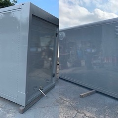  No.876 アルミバン 2tロング 車 アルミ 箱 バイク 倉庫 トラック コンテナ 米 保管庫 物置 DIYの画像