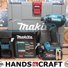 マキタ makita TD003GRAX インパクトドライバ 40Vバッテリー×2 充電器 説明書 ケース付き  未使用品【ハンズクラフト宜野湾店】