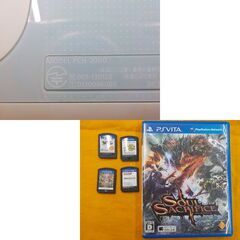 PSVITA PCH-2000 ライトブルー 動作品 ソフト5本・メモリーカード8GB・ケース付き ソニー プレイステーション 札幌市西岡店の画像