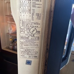 珍しい赤色の冷蔵庫