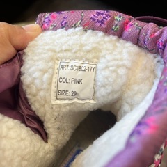 子供靴　スノーブース　18-19cm　の画像