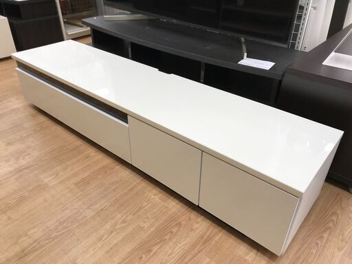 ★ジモティ割あり★  テレビ台 ホワイト H36×W180×D42 クリーニング済み KJ6890