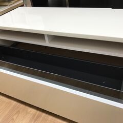 ★ジモティ割あり★  テレビ台 ホワイト H36×W180×D42 クリーニング済み KJ6890の画像