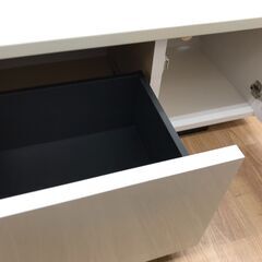 ★ジモティ割あり★  テレビ台 ホワイト H36×W180×D42 クリーニング済み KJ6890の画像