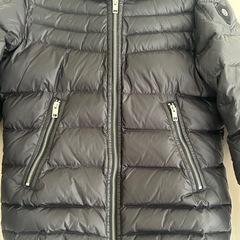 最終価格！レア！ディーゼル　DIESEL 黒 ダウンジャケット フード付きの画像