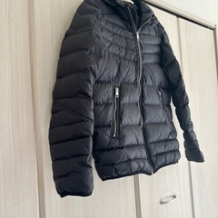 最終価格！レア！ディーゼル　DIESEL 黒 ダウンジャケット フード付きの画像