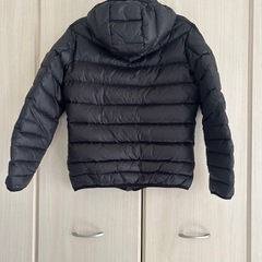 最終価格！レア！ディーゼル　DIESEL 黒 ダウンジャケット フード付きの画像