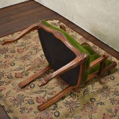 ビンテージアームチェア リクライニング 読書 緑 グリーン ビンテージアームチェア リクライニング 読書 緑 グリーン ビンテージ