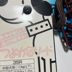 新品　中型犬用　チェーンリード　茶の画像