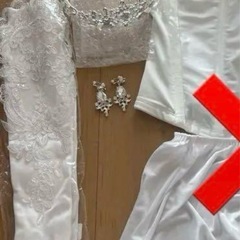 結婚式　新婦セット ティアラ グローブ イヤリング　ウェディング