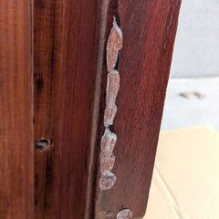 天然木座卓・大型テーブル・花梨・大塚家具・No.230801-19の画像