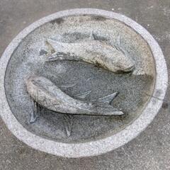 珍品  天然石製ガ−デン装飾品    ‼の画像