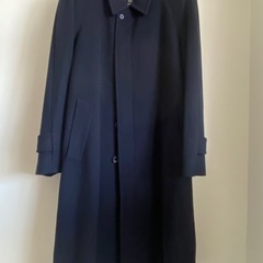 アクアスキュータム”カシミヤコート濃紺メンズL