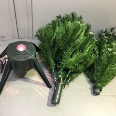 A2735　クリスマスツリー　150㎝　ファイバーツリー　スペアライト付き　ヌードツリー　クリスマスの画像