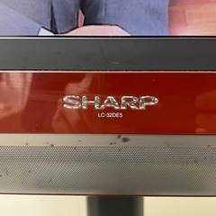 取引中　SHARP LC-32DE5 テレビスタンド付きの画像