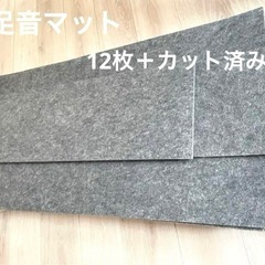 ピアリビング足音マット12枚➕カット済み1枚
　家具 カーペット...