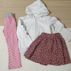 女の子120cm秋冬まとめ売りの画像