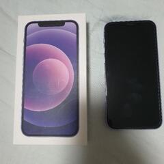 美品 iPhone 12 パープル SIMフリー 128gb,2...