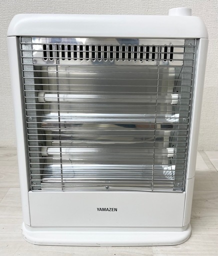 【中古品】山善 YAMAZEN 電気ストーブ DS-E08 ホワイト 2022年製 暖房機器 季節家電 生活家電