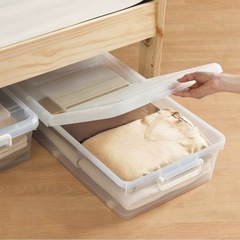 【受け渡し者決定】【あげます】ニトリ キャスター付きベッド下収納 4点セットの画像