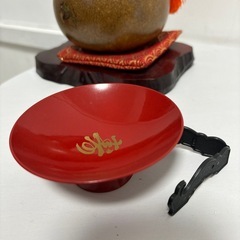 酒瓶 ひょうたん 盃　藤本酒造 空ビン 酒器 置物 縁起物 インテリアの画像