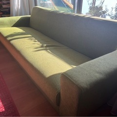 三人がけソファ（引き取りに来てくれる方限定）の画像